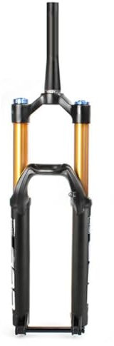 DYSY MTB Fahrrad Gabel 27,5 29 Zoll Aluminium Legierung 1-1/2 Konisches Rohr Mountainbike Gabelschaft Vorderrad Gabel Manuelle Verriegelung Achse 15 * 110mm (Farbe : Gold, Size : 29 inch)