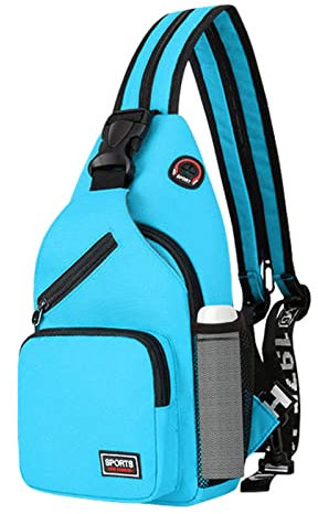 Brusttasche Damen Herren Sling Bag, Anti-Diebstahl Sling Bag, Klein Umhängetasche, Brusttasche Leichte Sling Bag, Oxford Wasserfest Crossbody Stylisch Bauchtasche Für Outdoorsport, Reisen, Radfahren