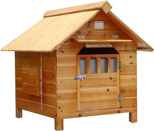 MekUk Katzenhaus Hundehütte aus Holz for den Außenbereich & Indoor – Hundekäfig, Hundehütte for den Winter, wetterfest, atmungsaktiv, einfach zu montieren(XX-Large)