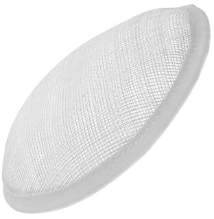 CORHAD 3stücke Elegant Runder Hut- Atmungsaktivem Filz Kopfschmuck Zubehör Für Hutkreationen Für Partys Und Hochzeiten Weißes Design