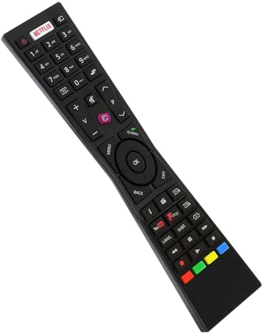 Replacement JVC Remote Control RM-C3231 for JVC Smart 4K LED TV LT-32C670 LT-32C661 LT-32C660 LT-55C860 LT-24C660 LT-32C661 LT-49C770 with 3 Shortcuts Button - No Setup Required