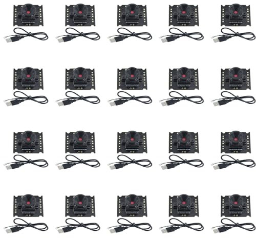 Sxmrmnx 20X OV9726 Camera Module USB Camera Module 1M Pixes USB Free Driver CMOS Sensor 70 Degrees Vision 2.8Mm -Distance