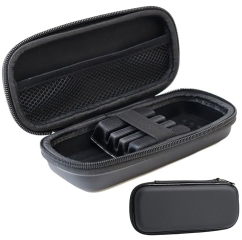 Butyeak Darttasche, Dartpfeile-Organizer, Eva Dartkoffer, Tasche für 4 Dartpfeile, Dartszubehör, Schwarz