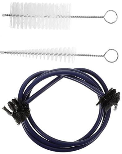 Toddmomy Limpieza para Pequeño, Cepillo Puntiagudo Azul Oscuro, Accesorios de Ecológicos para Instrumentos de Latón, Limpieza Precisa y Segura