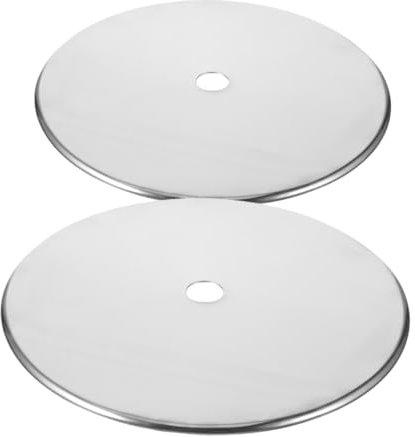 SMASOLO 2pezzi Diffusore Di Calore Acciaio Inossidabile Per Piano Induzione Anello Per Cottura e Tavoli Per Hot Pot Accessorio Pratico e Facile Da Sostituire