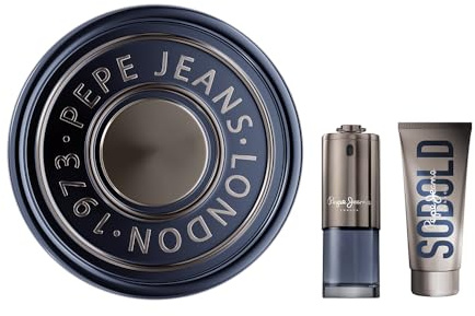 Pepe Jeans SoBold For Him Perfumes Hombre Estuche 2 Piezas | Pack Regalo, Eau de Parfum 100ml y Shower Gel 100ml, Set Fragancia Amaderada y Aromática