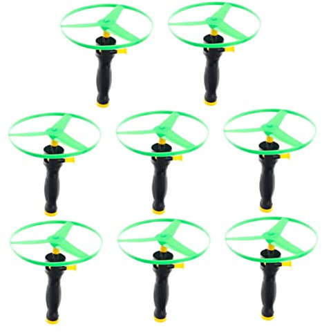 ORFOFE 8Piezas Juguete de Disco para Voladores para Interiores y Exteriores Colores Aleatorios Divertido y Duradero
