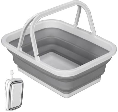 Foot Spa - Fotblötläggningsbassäng | Fällbar skål | Hopfällbar Poolfotbad | Kub sparar utrymme för tvätt för blötläggning av pedikyr marktäcke uteplats Pl