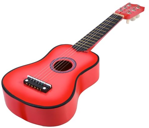 Hohopeti Chitarra Acustica in Legno per Bambini Principianti 21 Pollici Strumento Musicale Tocco Morbido e Materiale Robusto
