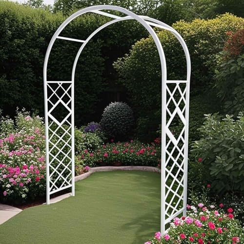 Robustes Rankgitter aus Metall für Kletterpflanzen – Pergola-Unterstützung für Hochzeiten, Partys und Gartendekoration