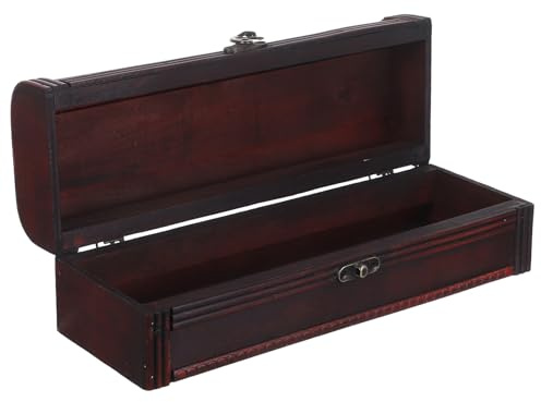Warmhm Coffret Vin Bois Vintage Étui Emballage Caisse Présentoir Bouteille Rangement Cave Bois Caisses Vin Rouge Rétro