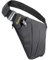 Asgens Bolso Bandolera Deportes Bolsa de Pecho Anti-robo Seguridad Bolso de Hombro Bolsa de Mensajero Portátil por Viajar al aire libre(Negro/Para Derecha)