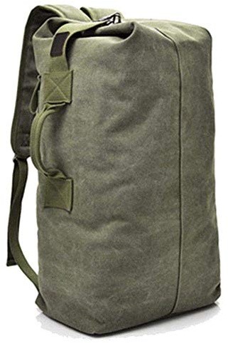 Elegante Gran Capacidad táctica Mochila de Lona ejército Cubo Bolsa Exterior Deportes Bolsa de Viaje Mochila de Viaje