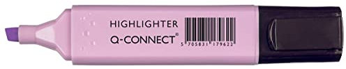Q-Connect KF17962 - Evidenziatore, ca. 1,5-2 mm, colore: viola pastello