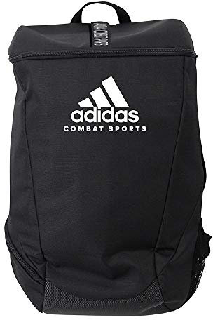 adidas Unisex – Erwachsene Backpack Combat Sports Rucksack, schwarz/weiß, M