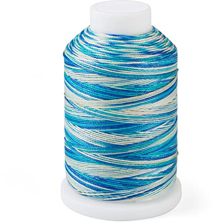 Cheriswelry Filo cerato rotondo da 250 metri, 0,5 mm, 6 strati, filo cerato per perline, con rocchetto, per macramè, bracciali, collane e gioielli