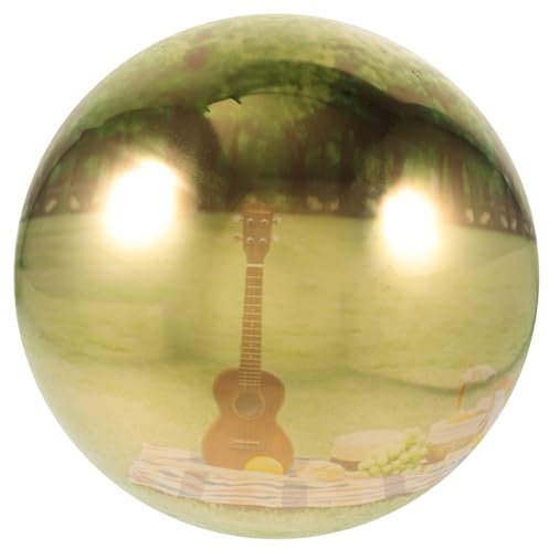 FUNOMOCYA Edelstahl Blick Reflektierende Garten Kugel Spiegel Kugeln Große Weihnachten Kugeln Yard Decor
