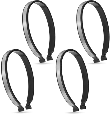AOZUO Lot de 4 clips réfléchissants pour pantalon de cyclisme, bandes élastiques de sécurité pour pantalon de vélo, chevilles élastiques pour pantalon, jambe, accessoires réfléchissants pour