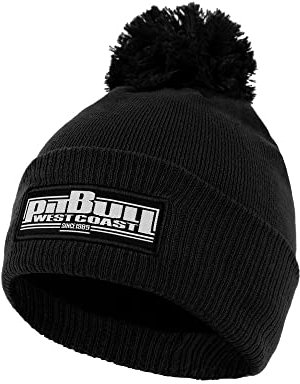 PITBULL West Coast Wintermütze Bubble One Tone Boxing Schwarz