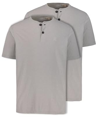 JP 1880 herr Henleys, 2er-pack T-tröja (2-pack)