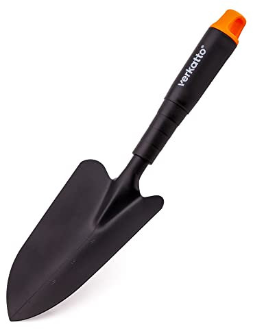 Mivos Blumenkelle aus Metall zum An- und Umpflanzen – Klein Pflanzkelle zum Garten Balkon - Hand-Gartenschaufel für Gartenarbeiten – Handschaufel mit Arbeitsbreite von 8 cm