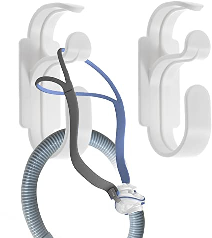 FATCAT CPAP-Schlauchhalter, CPAP-Schlauchhalter mit Anti-Rutsch-Funktion, Verhindert ein Verheddern der Leitungen, um Ihnen Einen Tiefen Schlaf zu Ermöglichen (2er-Pack)