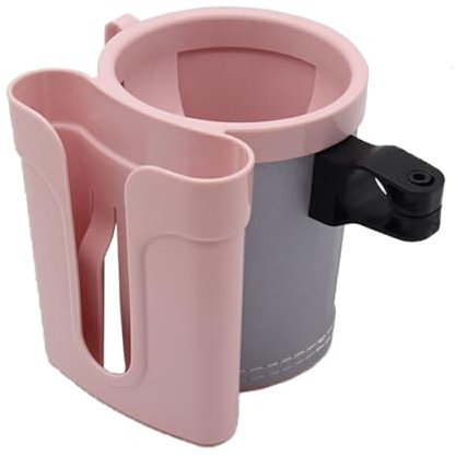 ICDKOYK Bike Cup Holder Novel Bicycle Cup Holder Enjoy Favorite Drink On Go Bottle Holder ABS Easy To Install Good Elasticity, pink