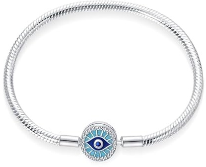 Pandach Bracelet en Argent 925 Pour Femme for charms, Bracelet serpentine Compatible avec Pandora Charms