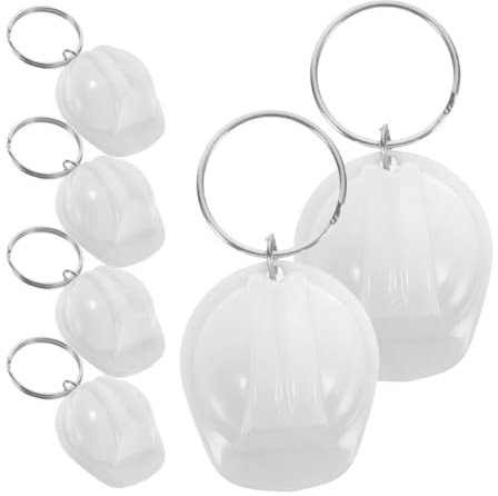 Ciieeo Einzigartiger Helm-schlüsselanhänger 6er-pack Metall-schlüsselanhänger-set Dekorative Schlüsselanhänger Für Frauen Und Männer Partygeschenke Dekoration