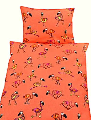 Puppen Bettwäsche 2teilig,  Forest animals-Dreams  - Puppenbettzeug für kleine Träumer, Zubehör für Puppenbett und Puppenwagen Puppenbettwäsche, Lauflernwagen, Puppenreisebett