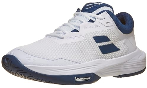 Babolat Men's SFX4 All Court Tennis Shoes White/Estate Blue Size 7 Medium