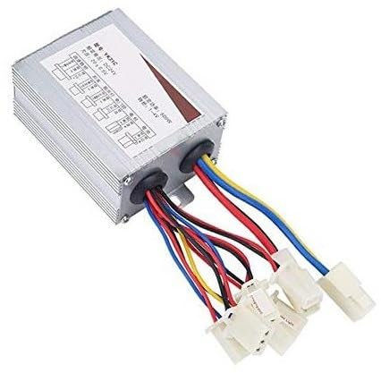 MEXWLOP Brushed Controller 24V Electric Motor Engine Scooter Battery Connector Terminal 500W E-Bike Brush Motor Control Box Brushless Scooter Controller