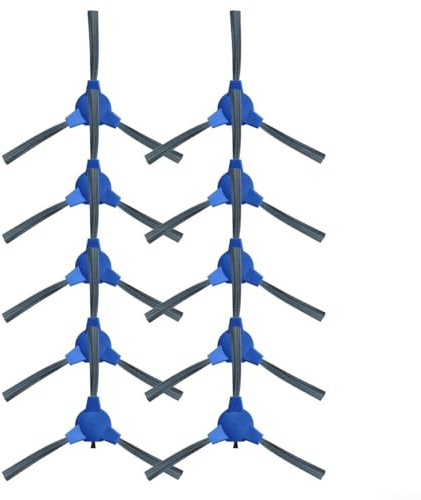 CNANRNANC Confezione da 10 spazzole laterali di ricambio per robot aspirapolvere Proscenic-850T, compatibili con serie 850T, ad alta precisione per angoli e bordi