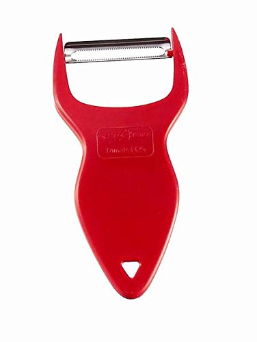 Rousselon Pro Tomate Éplucheur avec Manche ABS, Acier Inoxydable, Rouge, 5 x 30 x 30 cm