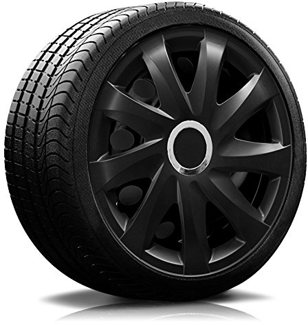 16 Zoll RKK01 Premium Line (Schwarz-Matt) Radkappen/Radzierblenden 4 Stück