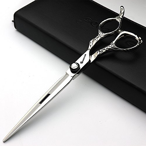 Japon 440 C7 pouce populaire les coiffeurs Ciseaux Coiffeur Studio Professional outils de modelage Ciseaux de coupe + ciseaux à effiler