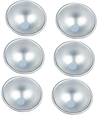 PRETYZOOM Stampi Per Budino e Torte in Lega Di Alluminio, Antiaderenti Per Muffin e Dolci Da Forno, Set Da 6 Pezzi Per Cucina, Ristoranti e Panetterie