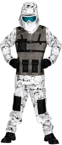 CARTOON Costume di carnevale, Artic Special Forces, vestito, travestimento, per bambini, halloween, feste a tema