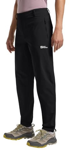 Jack Wolfskin Herren Hikeout Pants M Wanderhose, Schwarz, 48 EU
