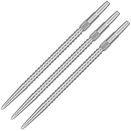 Target Darts Swiss Point Dart Spitzen, Chrono (3er-Pack Spitzen) 26MM/30MM/35MM/40MM – – Gold/Silber/Schwarz | Auswechselbare Dartspitzen, Swiss Storm Spitzen, Profi Dart Zubehör