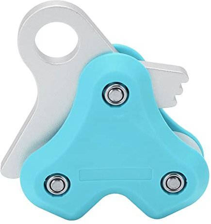Seilrolle, Tauchrolle, Aluminiumrolle, Tauchboje, Unterwasserseil, Metallrolle, Seilaufroller, Tauchzubehör, Unterwasser-Arbeitswerkzeuge, Höhlen- und Wrackerkundung (Blau)