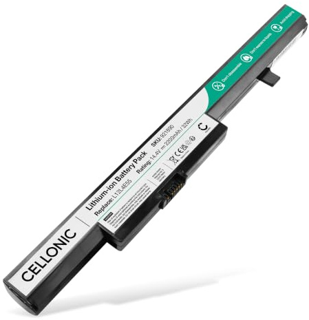 CELLONIC 1x Battery compatible with Lenovo 121500242, Lenovo 121500244 | 1x, (2200mAh-14.4V-Lithium Ion), Laptop / Notebook Battery, for Lenovo 121500242