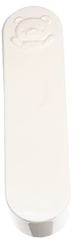 Boîte Portable de Cotons-tiges Mini en Pp, Motif Ours, pour Voyage | Rangement Sûr pour Écouvillons et Vis, Format Compact, Blanc, Style Mignon, Pratique à Glisser Partout