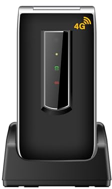 Beafon, SL495, LTE, Silverline, Klapphandy, Tastentelefon, Seniorenhandy mit SOS Notruftaste, Mobiltelefon, TFT-Display 2,4 Zoll (6,09cm), Kamera, ohne Netzkabel