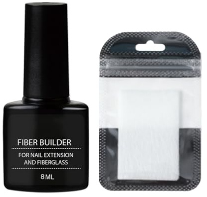 Nail Extension Kit - Nail Glue for Broken Nails, DIY Manicure, Natural Nail Protection, Requires UV Lamp Curing