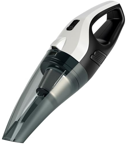 ezly Hand Held Car Vacuum Cleaner 6000PA Powerful Suction, Portable Mini Car Vacuum Cleaner, Handheld Vacuum with Washable Filter for Car/Office/Home, Pet Hair, Corded 13.12FT