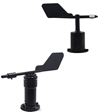 Sensor de viento, medidor de viento, Sensor de dirección del viento 360 todo en uno, estación meteorológica for exteriores, anemómetro de monitoreo, veleta de viento(3)