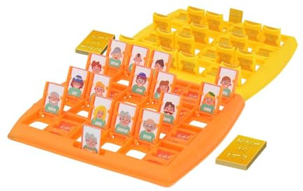KIXZSAZ Gioco di indovinelli Gioco di puzzle ragionamento divertente per ragazzi famiglia per bambini Giallo, Giallo, 11.3x12.5x2.5 cm