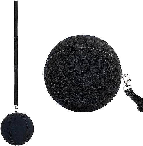 FINGER TEN Golf Schwungtrainer Traininghilfe Haltungskorrektur Golfball Schlagball，Golf Swing Trainer Grip Trainingshilfen Tool Aids Schwungtrainer Helper Arme Set (Schwarz Ball)