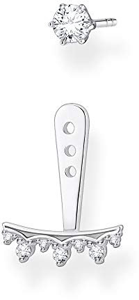 Thomas Sabo Einzel Ohrstecker weiße Steine silber 925 Sterling Silber H2153-051-14